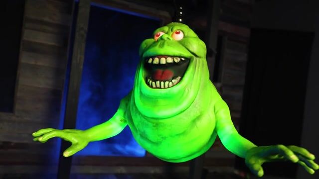 FUN96982 Hanging Swinging Slimer Prop - Tekky