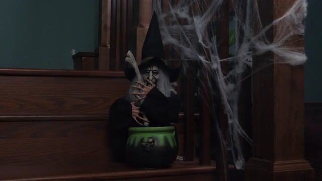 FUN4334_Black Brewing Witch W Cauldren