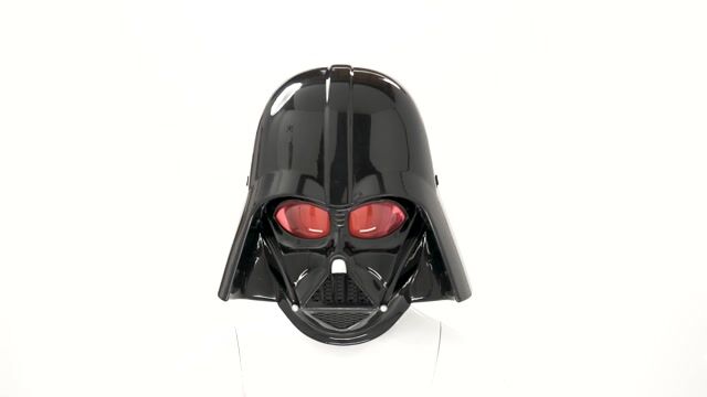 JWC1190 Darth Vader Adult Half Mask 360 Rotation