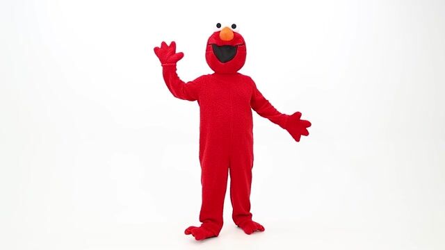 FUN2558PL Plus Size Adult Elmo Mascot