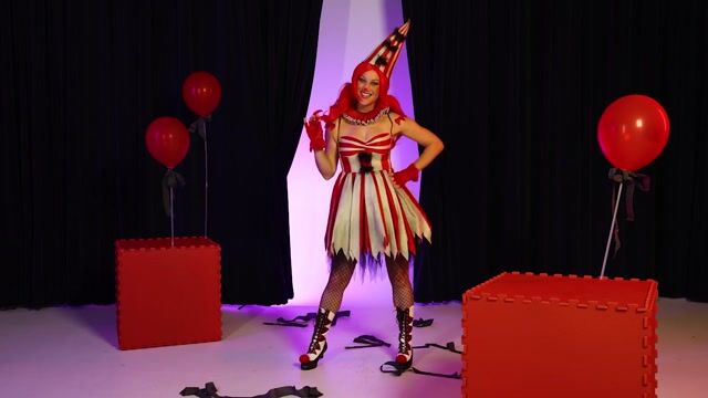 FUN0931AD Sinister Circus Clown Costume for Women