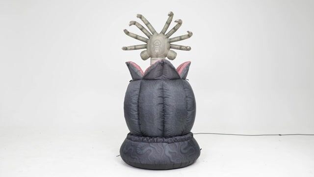 FUN98260-6ft Inflatable Alien Face Hugger Pop-Up Decoration_1